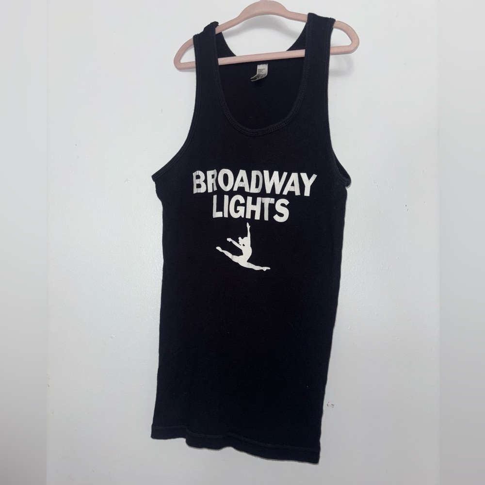 American Apparel Tank 'Broadway Lights' *size is large looks small